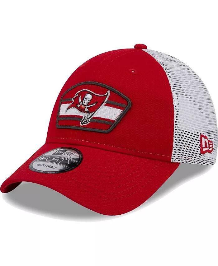 Мужская красно-белая бейсболка Tampa Bay Buccaneers с нашивкой-логотипом Trucker 9FORTY Snapback New Era, красный
Мужская красно-белая бейсболка Tampa Bay Buccaneers с нашивкой-логотипом Trucker 9FORTY Snapback New Era, красный
