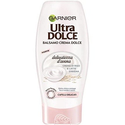 Ultra Dolce Balm Крем для волос «Деликатес со сладкими сливками и овсом», 200 мл, Garnier
Ultra Dolce Balm Крем для волос «Деликатес со сладкими сливками и овсом», 200 мл, Garnier