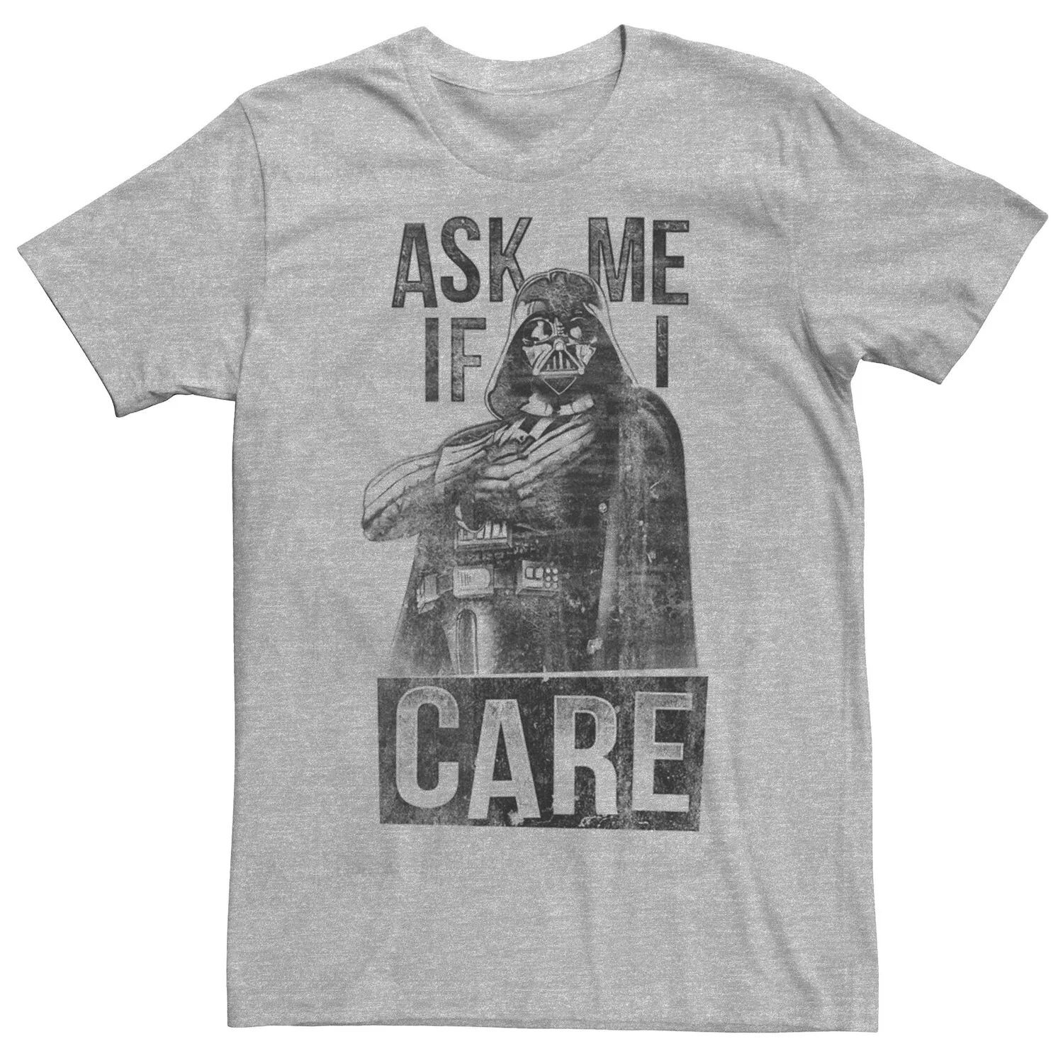 Мужская футболка с рисунком «Звездные войны Дарт Вейдер» и «Спроси меня, волнует ли меня» Licensed Character
Мужская футболка с рисунком «Звездные войны Дарт Вейдер» и «Спроси меня, волнует ли меня» Licensed Character