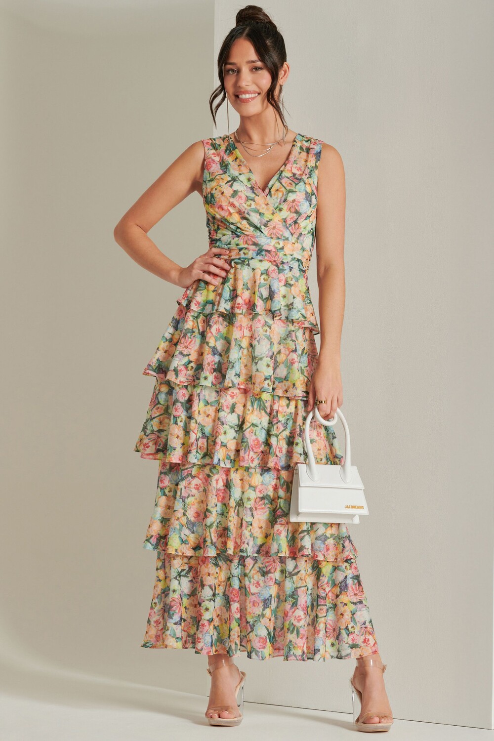 Многослойное сетчатое платье макси Jolie Moi, желтый
Многослойное сетчатое платье макси Jolie Moi, желтый