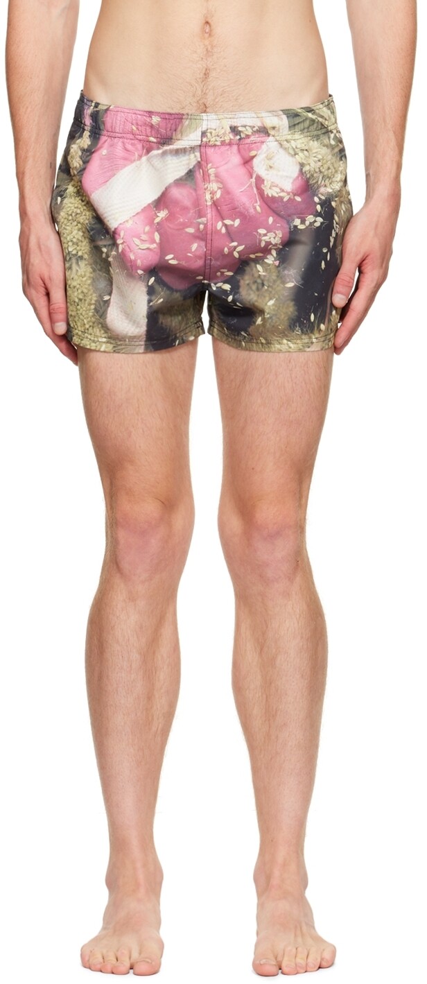 Эксклюзивные зеленые плавательные шорты SSENSE Ottolinger
Эксклюзивные зеленые плавательные шорты SSENSE Ottolinger