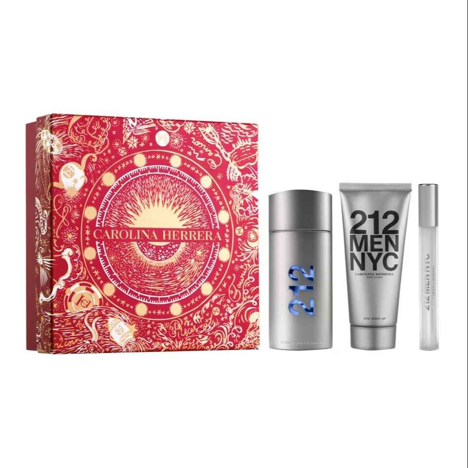 Подарочный набор Carolina Herrera 212 Men, 3 предмета 
Подарочный набор Carolina Herrera 212 Men, 3 предмета