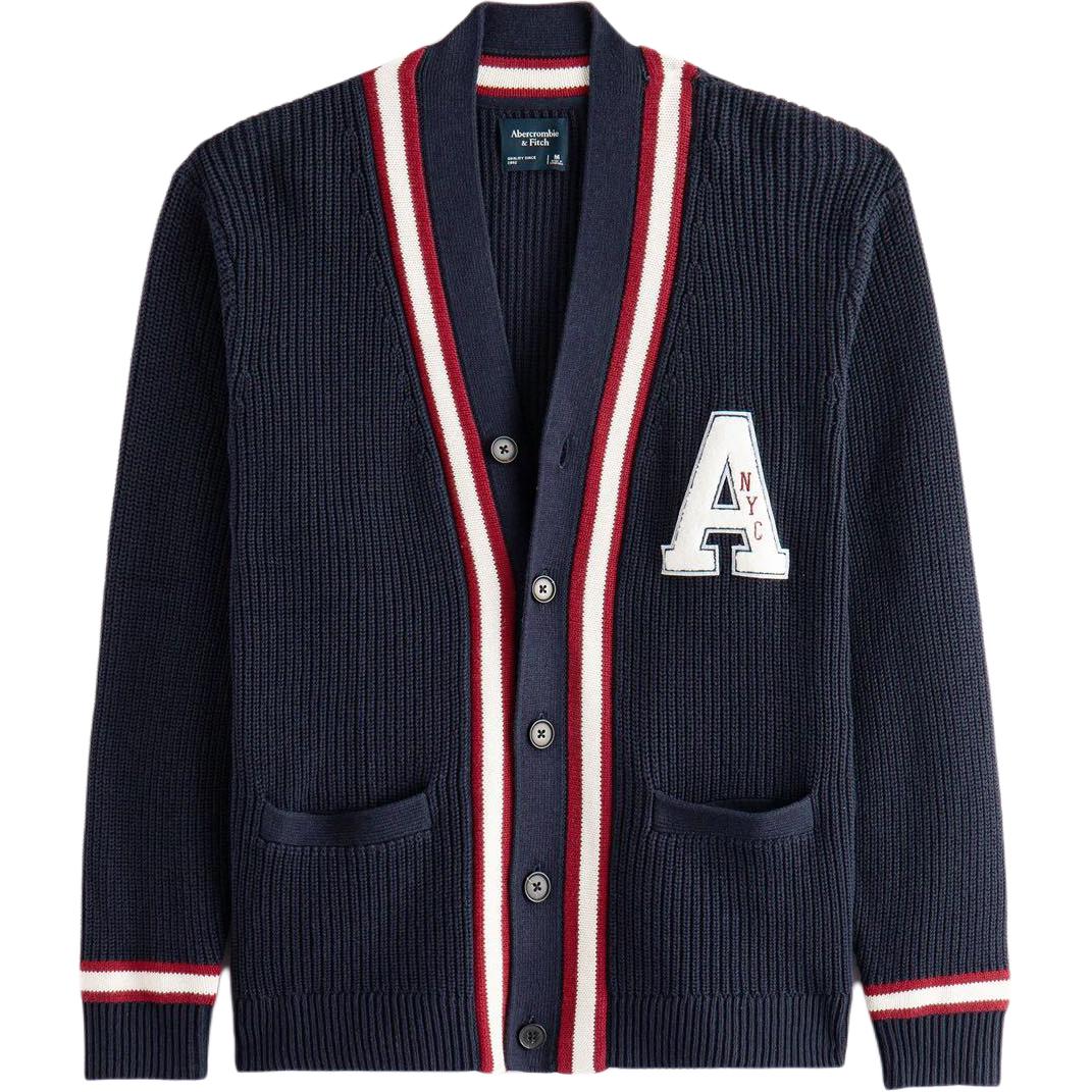 Abercrombie&Fitch Трикотажный свитер мужской темно-синий
Abercrombie&Fitch Трикотажный свитер мужской темно-синий