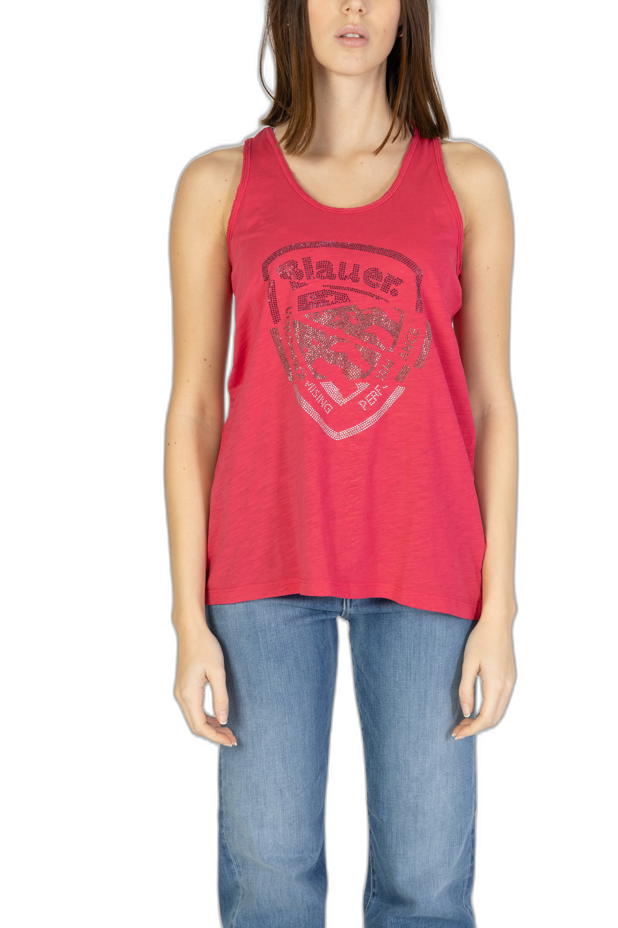 Майка женская Blauer с принтом, красный
Майка женская Blauer с принтом, красный