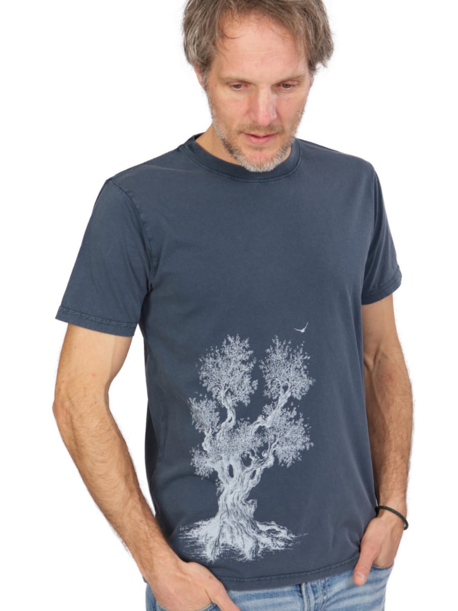 Рубашка Life-Tree Organic Fairwear Olive Tree, синий
Рубашка Life-Tree Organic Fairwear Olive Tree, синий