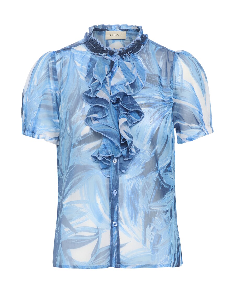 Блузка с коротким рукавом Cream Blouse Kinia, цвет blue/navy/light blue 
Блузка с коротким рукавом Cream Blouse Kinia, цвет blue/navy/light blue