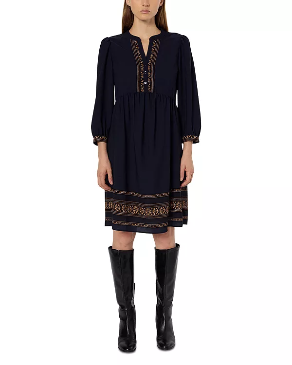 Платье Луизы с контрастной отделкой Gerard Darel, синий
Платье Луизы с контрастной отделкой Gerard Darel, синий