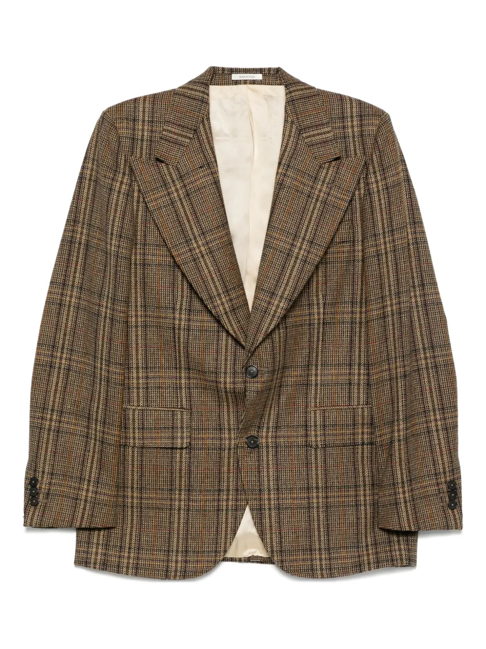 Однобортный пиджак в клетку Husbands, коричневый
Однобортный пиджак в клетку Husbands, коричневый