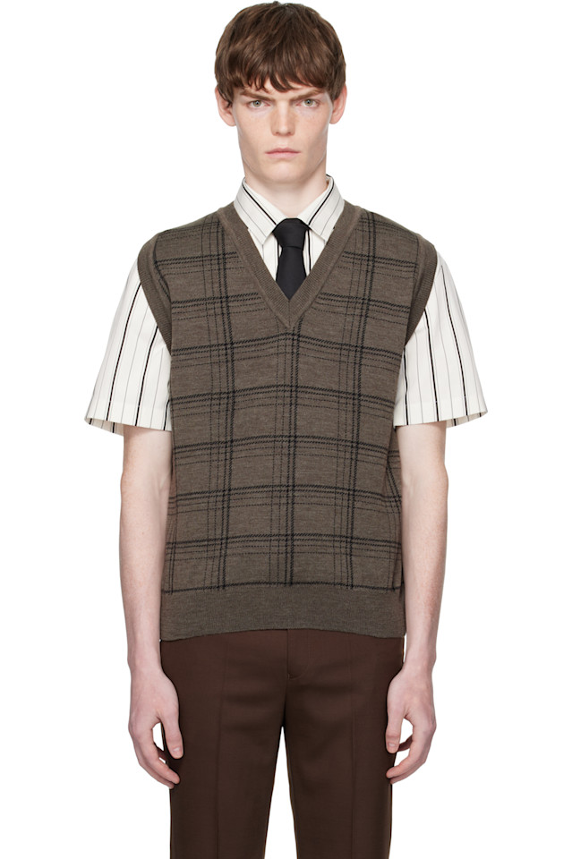 Жилет в технике жаккард Ernest W. Baker, мультиколор
Жилет в технике жаккард Ernest W. Baker, мультиколор