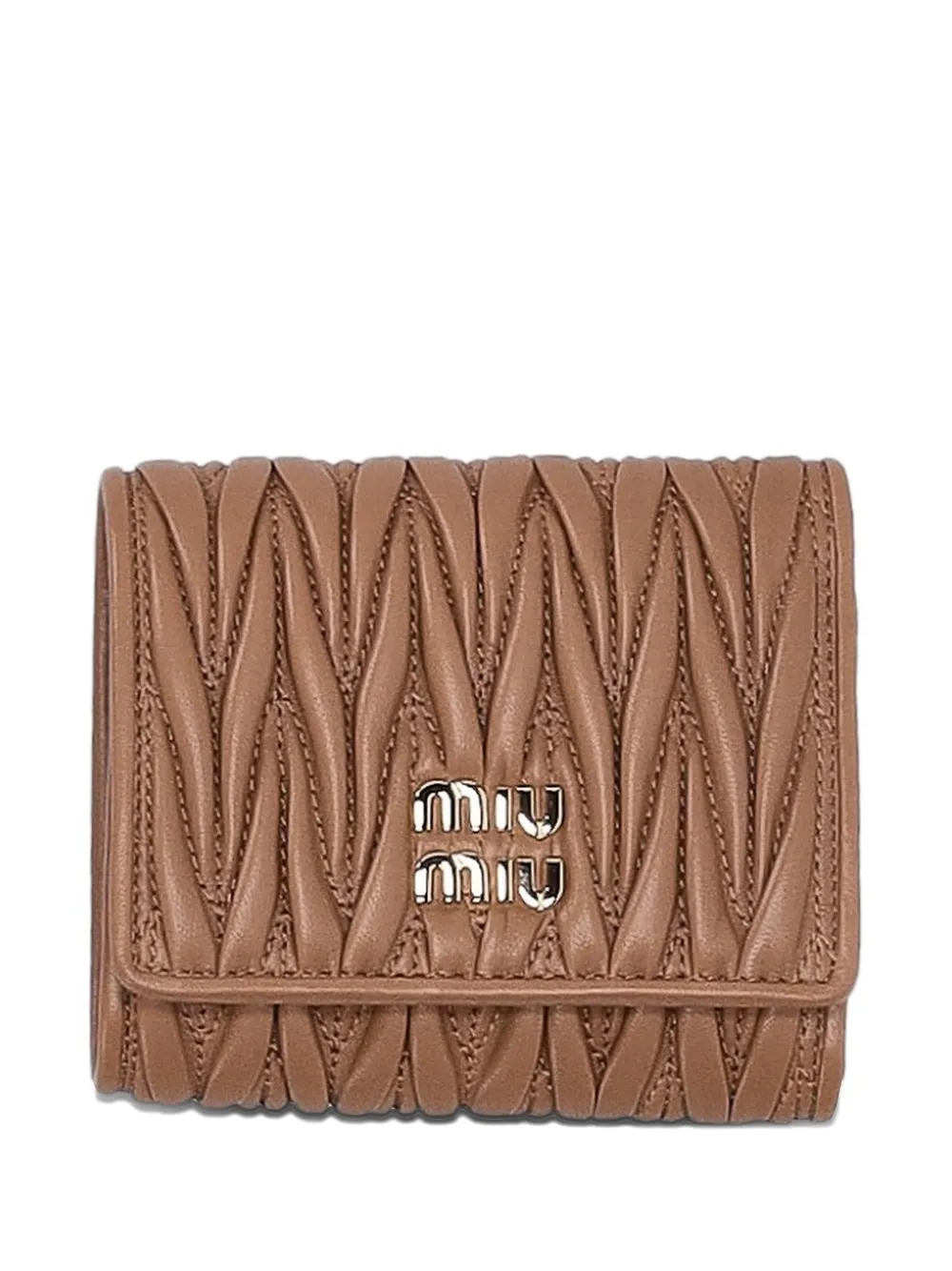 Кошелек с логотипом Miu Miu, коричневый
Кошелек с логотипом Miu Miu, коричневый