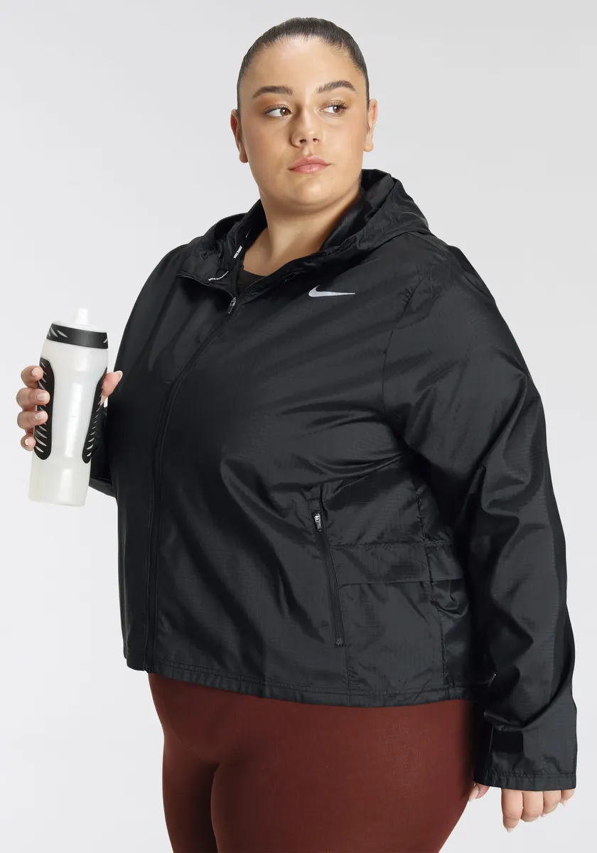 Куртка для бега Nike "Essential Women's Running Jacket (Plus Size)" с капюшоном, черный
Куртка для бега Nike "Essential Women's Running Jacket (Plus Size)" с капюшоном, черный