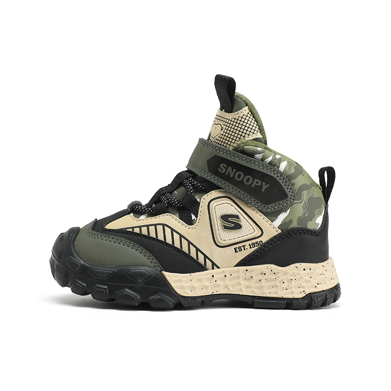 Теплые детские баскетбольные кроссовки с противоскользящей подошвой и амортизацией ударов SNOOPY, зеленый/камуфляж
Теплые детские баскетбольные кроссовки с противоскользящей подошвой и амортизацией ударов SNOOPY, зеленый/камуфляж