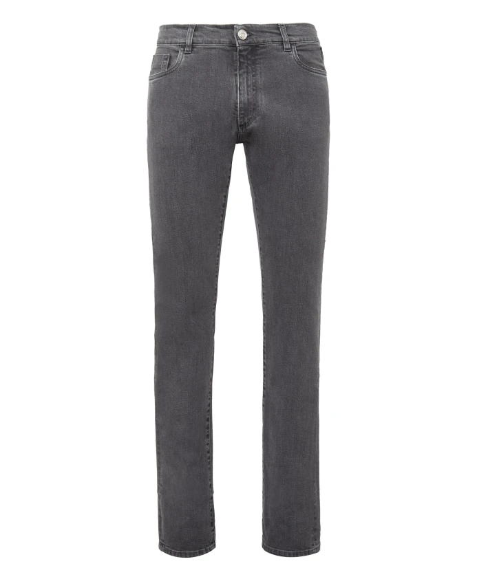 Джинсы прямого кроя с гербом Billionaire, серый
Джинсы прямого кроя с гербом Billionaire, серый