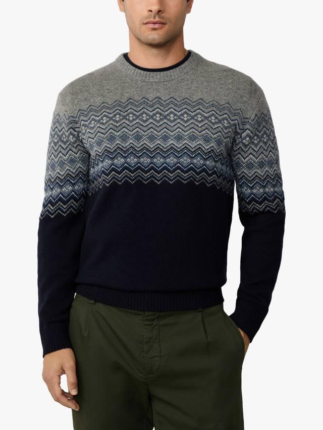 Свитер с узором фэр-айл Hackett London, Midnight Blue
Свитер с узором фэр-айл Hackett London, Midnight Blue