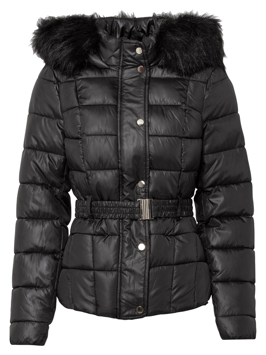 Межсезонная куртка River Island, черный 
Межсезонная куртка River Island, черный