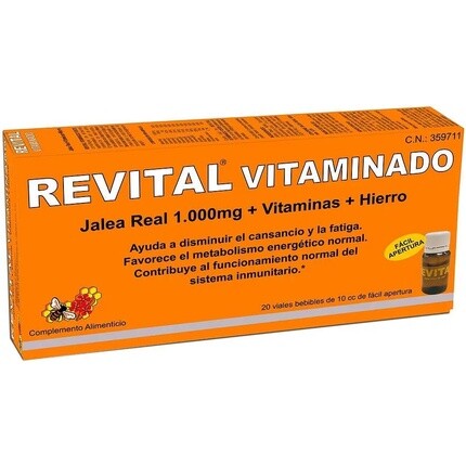 Ревитал Витаминадо+Джалеа 1000мг 20 ампер Revital 24
Ревитал Витаминадо+Джалеа 1000мг 20 ампер Revital 24