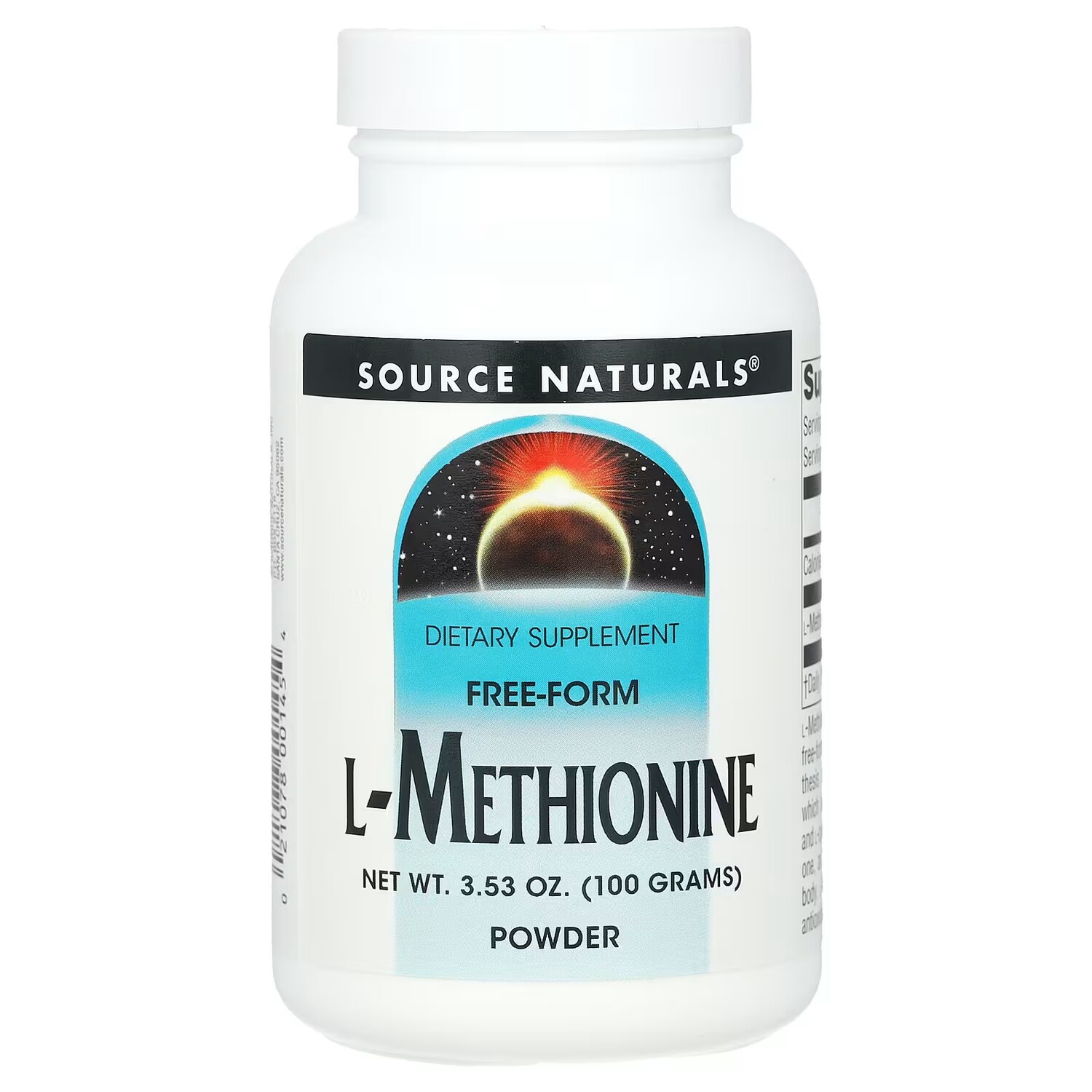 L-метионин Source Naturals в порошке, 100 г
L-метионин Source Naturals в порошке, 100 г