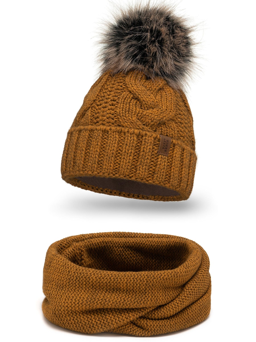 Шапка Vivisence 7014 Set, темно-желтый
Шапка Vivisence 7014 Set, темно-желтый