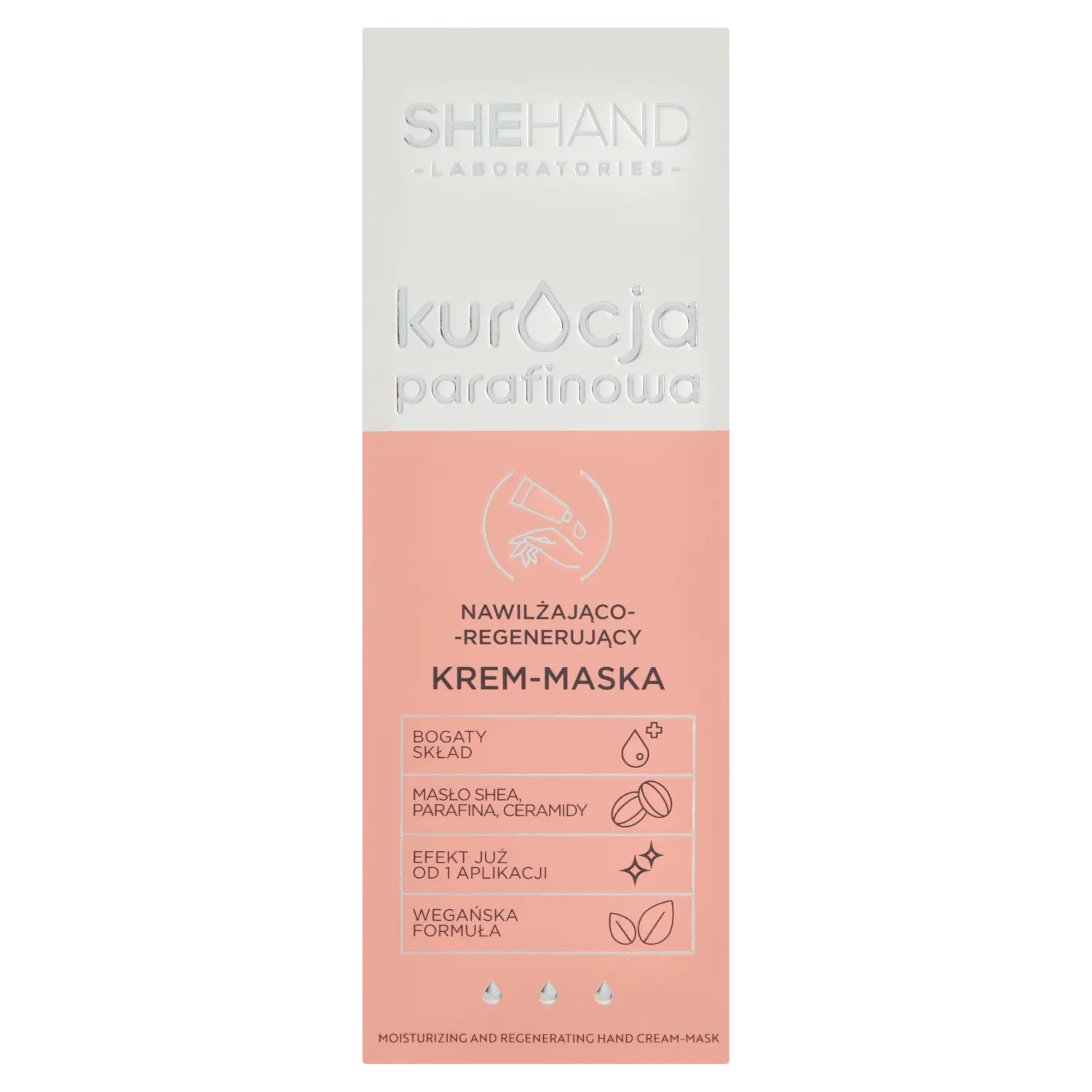 Shehand Kuracja Parafinowa увлажняющая и регенерирующая крем-маска для рук, 75 мл
Shehand Kuracja Parafinowa увлажняющая и регенерирующая крем-маска для рук, 75 мл