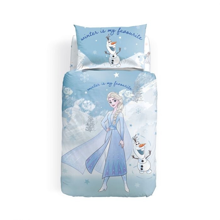 Комплект детского односпального постельного белья Caleffi Disney Frozen Winter In Cotton, 3 предмета, голубой
Комплект детского односпального постельного белья Caleffi Disney Frozen Winter In Cotton, 3 предмета, голубой