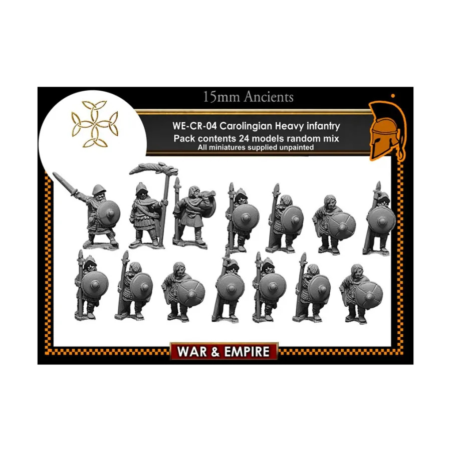 Пехотинцы - Бронированные, War & Empire - Dark Ages Miniatures - Carolingian (15mm)
Пехотинцы - Бронированные, War & Empire - Dark Ages Miniatures - Carolingian (15mm)