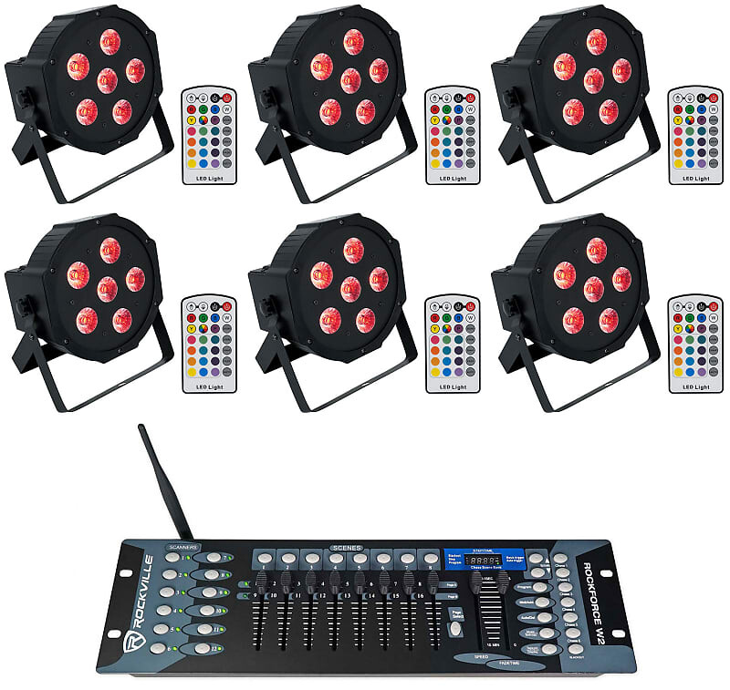 Аккумуляторные фонари Rockville Battery PAR 6RF + пульты дистанционного управления + беспроводной контроллер DMX Battery PAR 6RF + Rockforce W2
Аккумуляторные фонари Rockville Battery PAR 6RF + пульты дистанционного управления + беспроводной контроллер DMX Battery PAR 6RF + Rockforce W2