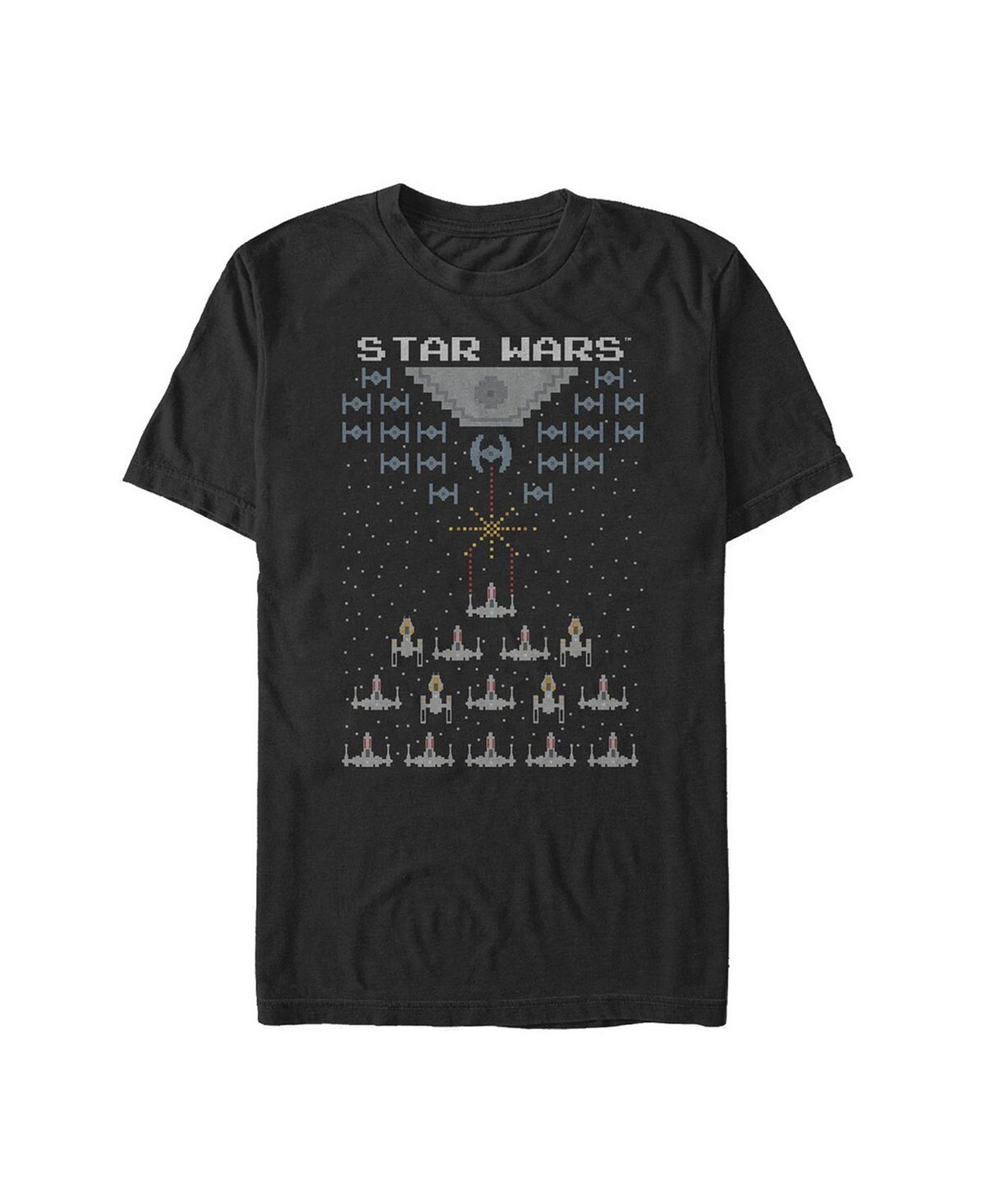 Мужская футболка с коротким рукавом star wars pixel fight in space 8-bit Fifth Sun, черный
Мужская футболка с коротким рукавом star wars pixel fight in space 8-bit Fifth Sun, черный