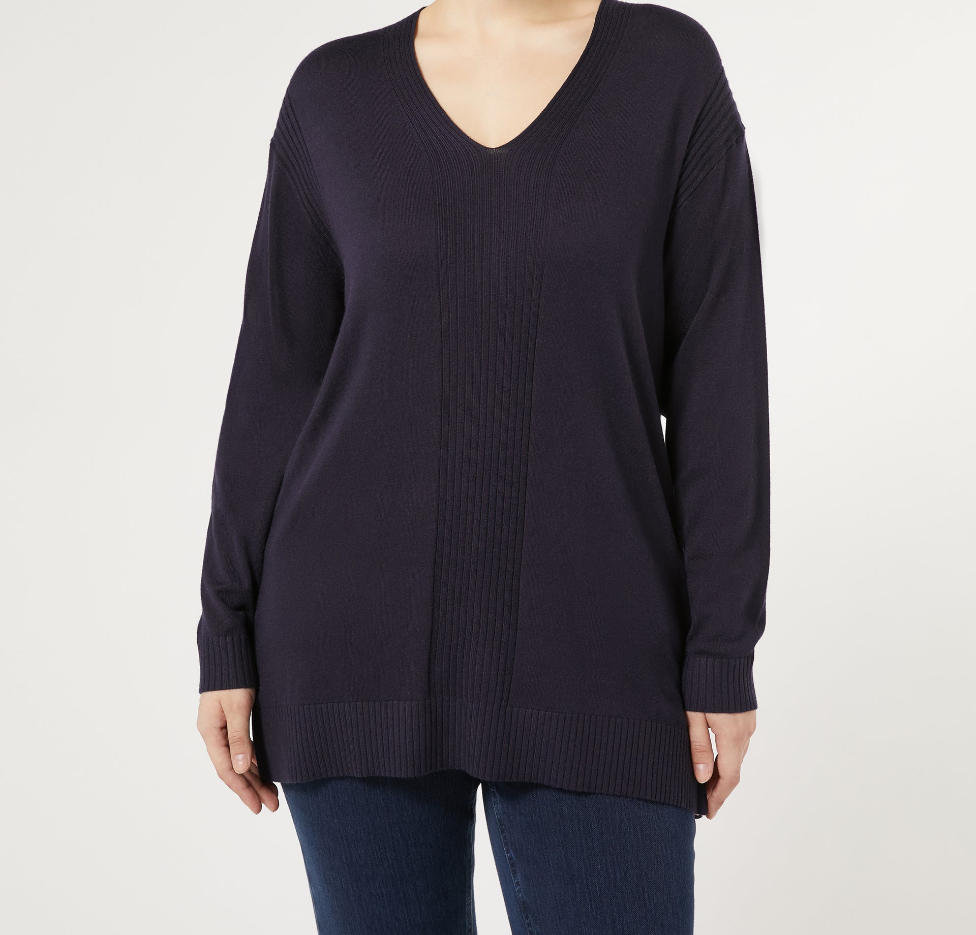 Пуловер VISCHIO Marina Rinaldi, темно-синий
Пуловер VISCHIO Marina Rinaldi, темно-синий