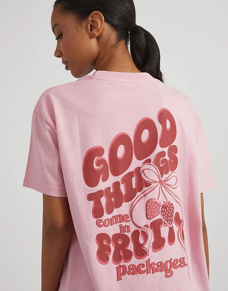 Футболка Skinnydip London Good Things в розовом цвете
Футболка Skinnydip London Good Things в розовом цвете