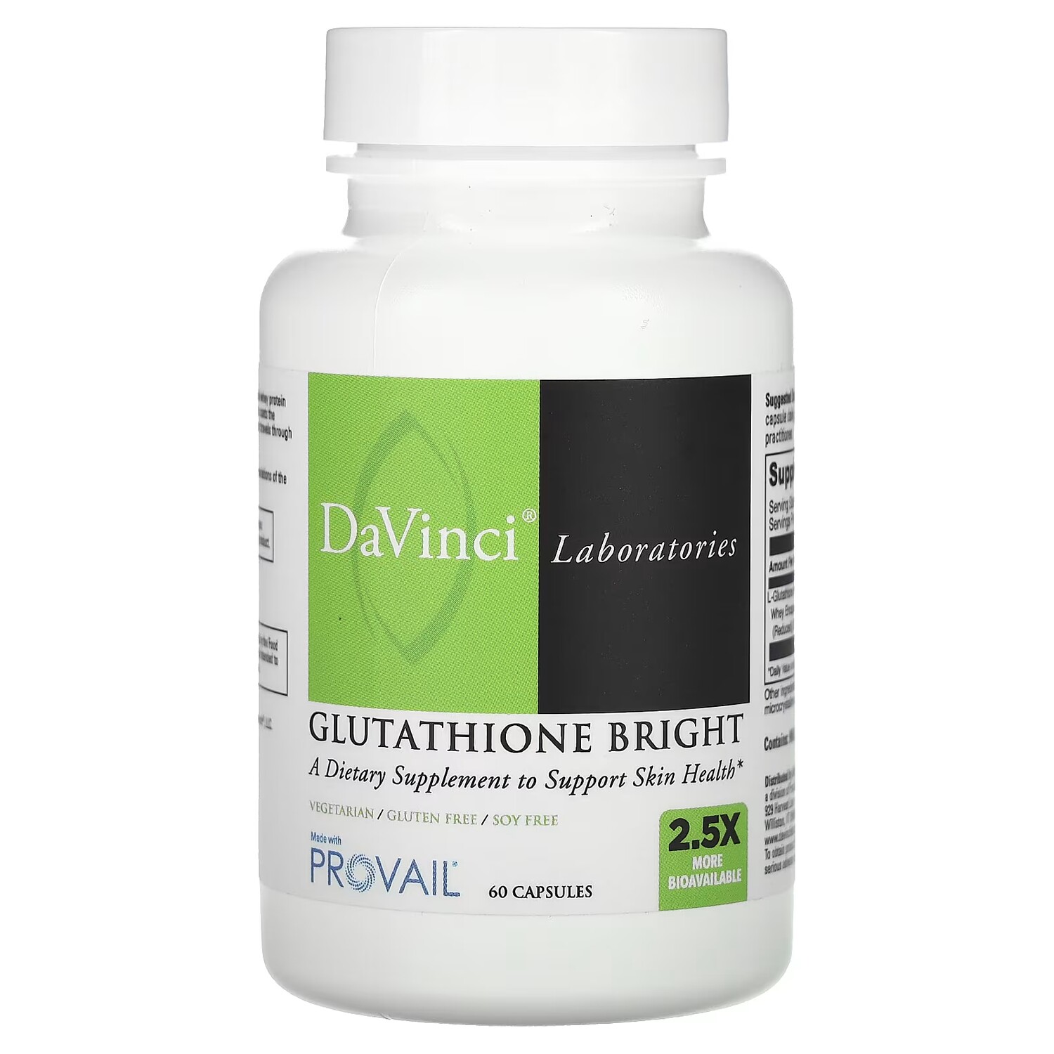 DaVinci Laboratories of Vermont Glutathione Bright 60 капсул
DaVinci Laboratories of Vermont Glutathione Bright 60 капсул