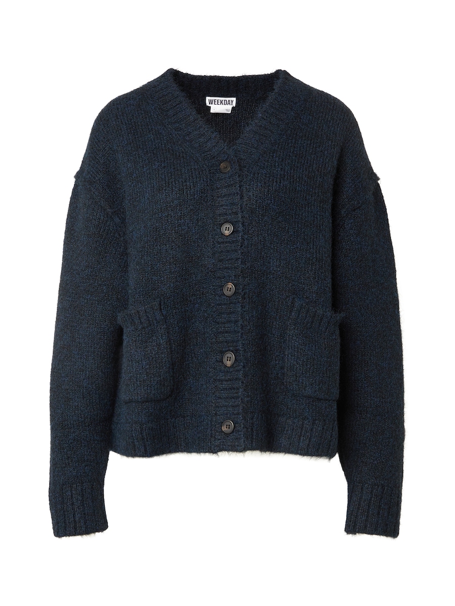 Вязаный кардиган WEEKDAY Pearl, темно-синий
Вязаный кардиган WEEKDAY Pearl, темно-синий