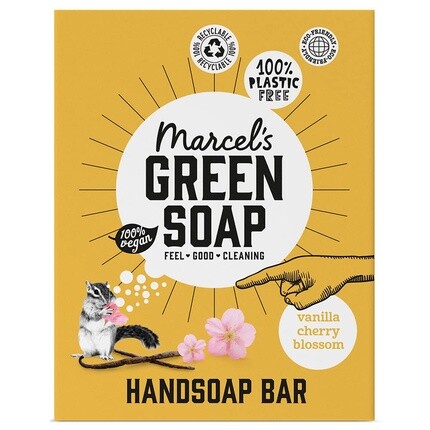 Мыло для рук «Ваниль и вишневый цвет» 90 г, Marcel'S Green Soap
Мыло для рук «Ваниль и вишневый цвет» 90 г, Marcel'S Green Soap