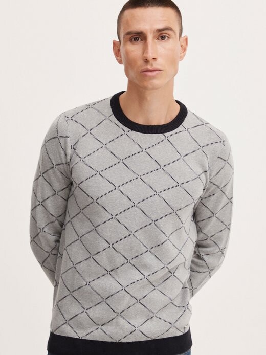 Свитер с круглым вырезом bhnison Blend, серый
Свитер с круглым вырезом bhnison Blend, серый