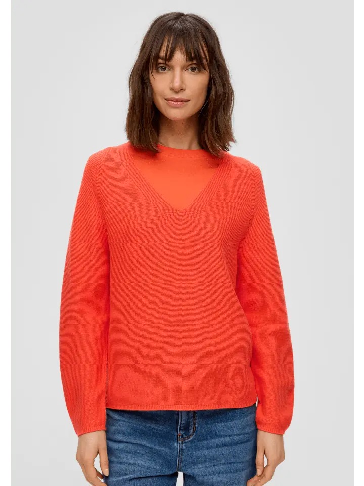 Пуловер s.Oliver, оранжевый
Пуловер s.Oliver, оранжевый