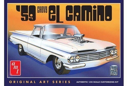 Пластиковая модель - Автомобиль Chevy El Camino 1959 года (Original Art Series) 1:25 - AMT
Пластиковая модель - Автомобиль Chevy El Camino 1959 года (Original Art Series) 1:25 - AMT