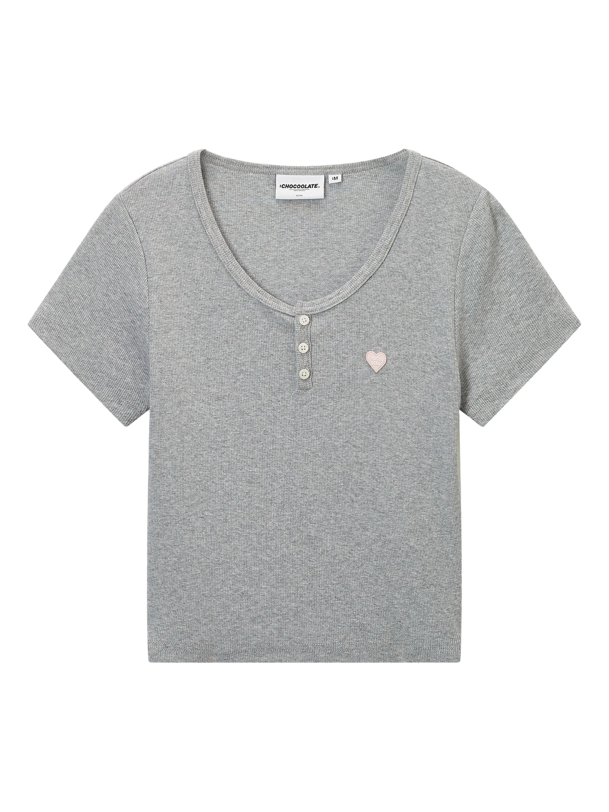 Футболка в рубчик Chocoolate, серый
Футболка в рубчик Chocoolate, серый
