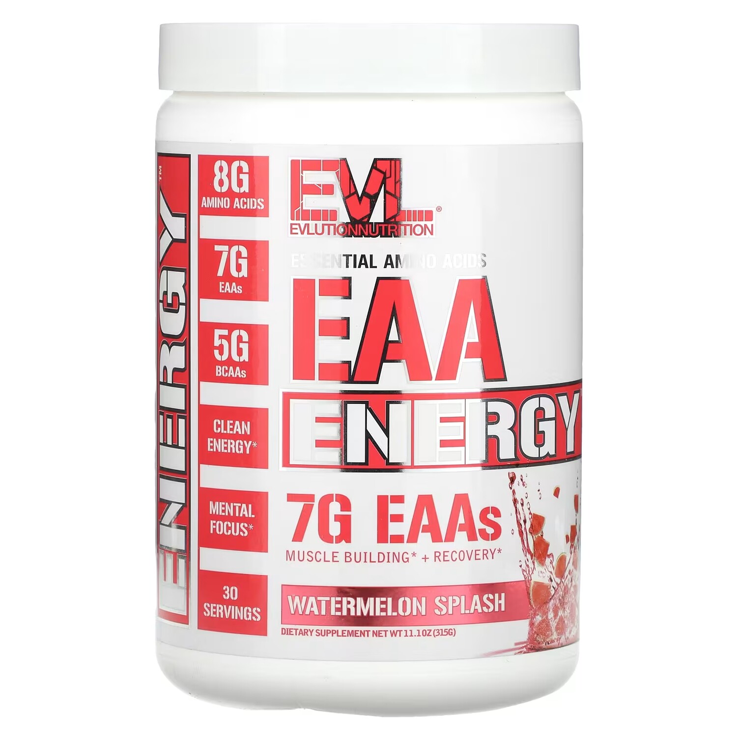EVLution Nutrition EAA Energy Watermelon Splash 11,1 унции (315 г)
EVLution Nutrition EAA Energy Watermelon Splash 11,1 унции (315 г)