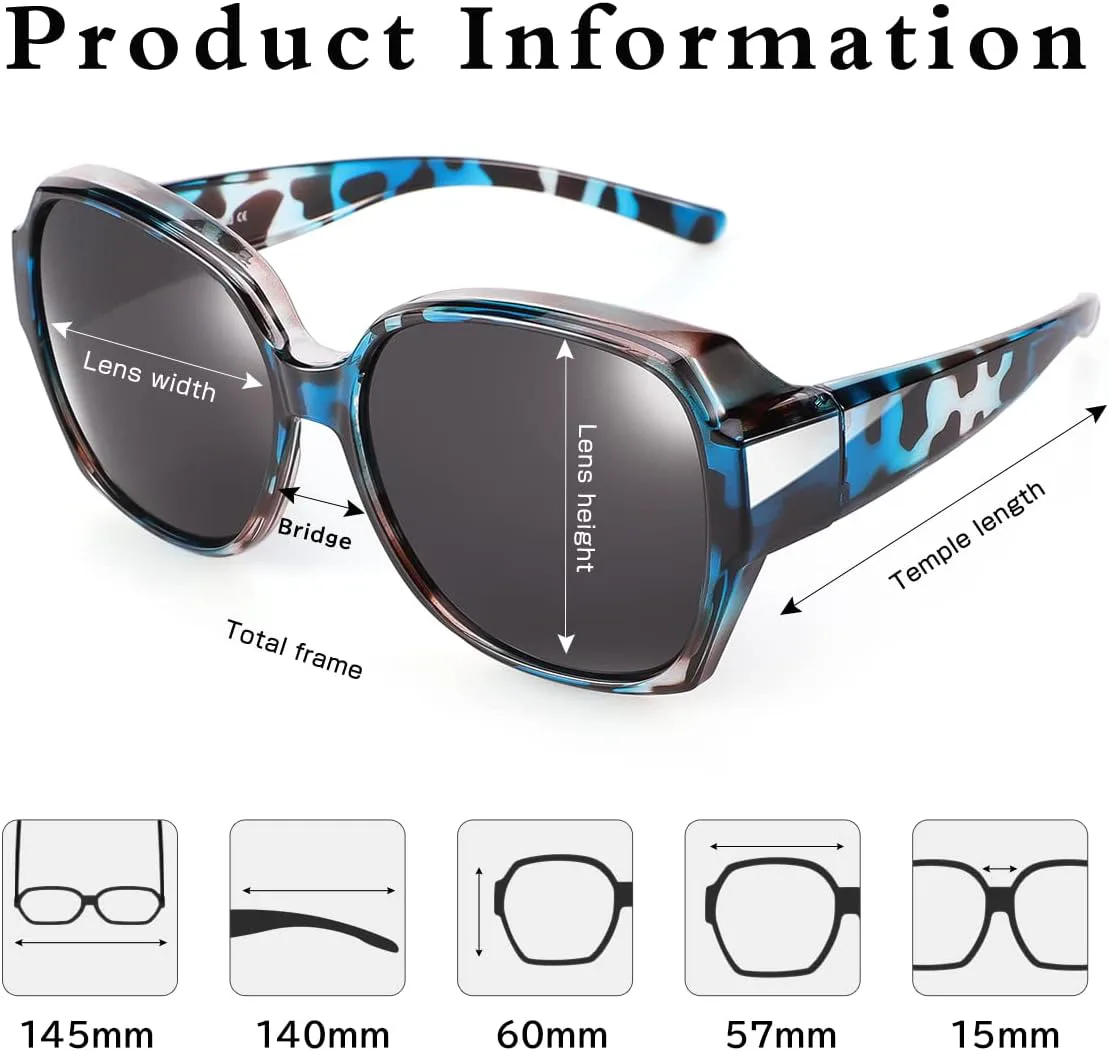 Квадратные, увеличенные, поляризованные очки, надеваемые поверх солнцезащитных очков, с легкой крупной оправой, для женщин и мужчин TINHAO, F02-blue Grey Leopard-15
Квадратные, увеличенные, поляризованные очки, надеваемые поверх солнцезащитных очков, с легкой крупной оправой, для женщин и мужчин TINHAO, F02-blue Grey Leopard-15