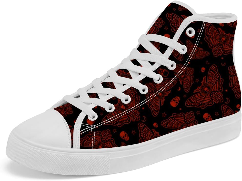 Кеды на высокой подошве Chebing Moth из холщовой ткани с черепом, шнуровка, повседневная обувь для женщин и мужчин, красный
Кеды на высокой подошве Chebing Moth из холщовой ткани с черепом, шнуровка, повседневная обувь для женщин и мужчин, красный