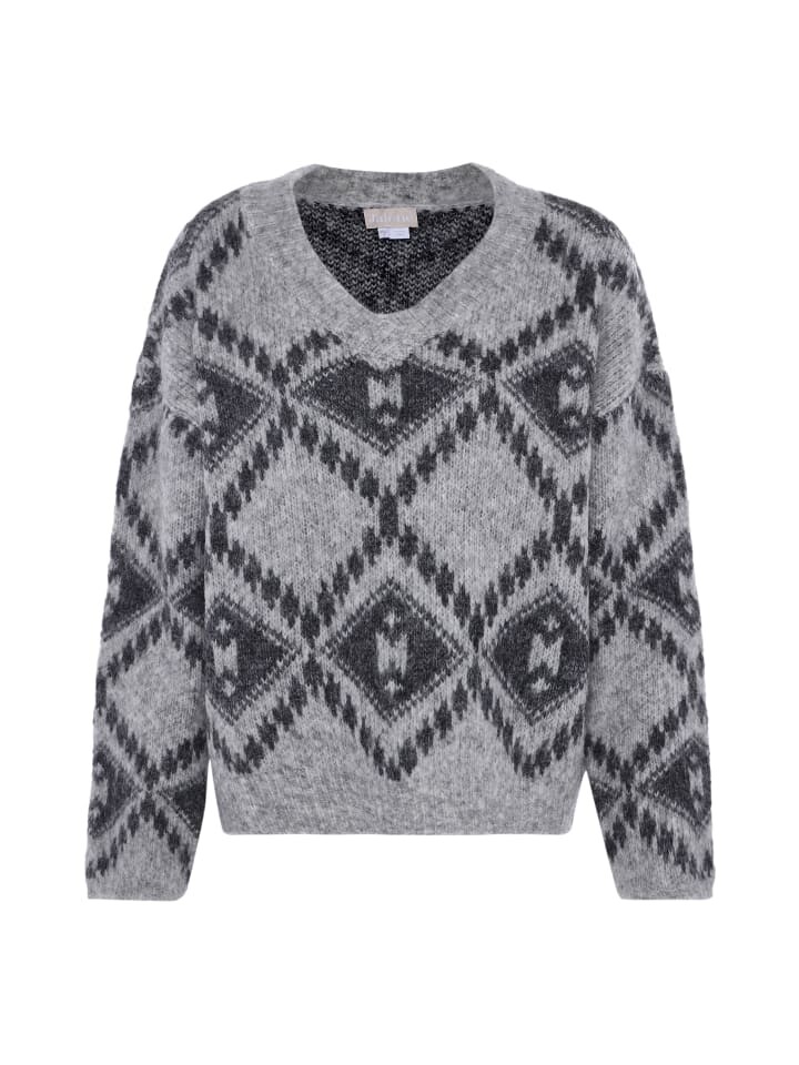 Пуловер Jalene, цвет grau melange kariert
Пуловер Jalene, цвет grau melange kariert
