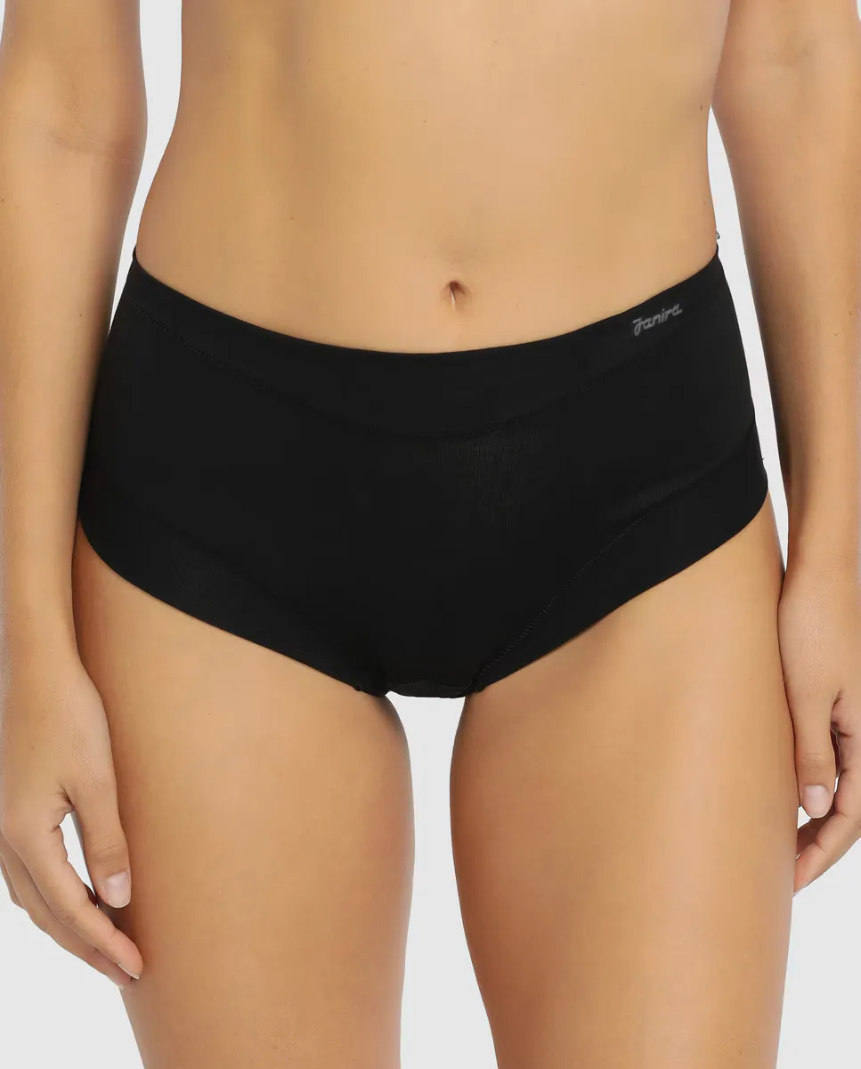 Высокие трусы Janira с хлопковой лентой цвета дюн, черный
Высокие трусы Janira с хлопковой лентой цвета дюн, черный