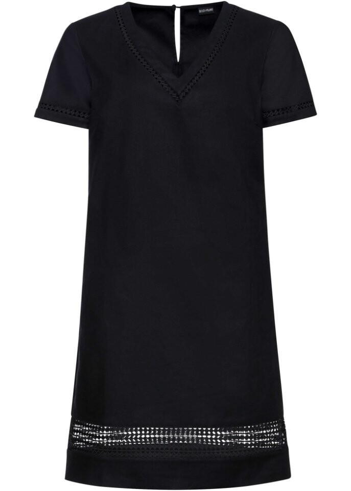 Платье с кружевной вставкой Bodyflirt, черный
Платье с кружевной вставкой Bodyflirt, черный