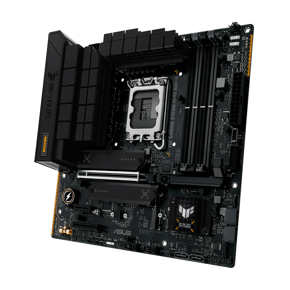 Материнская плата Asus TUF GAMING B760M-PLUS II, LGA1700, DDR5
Материнская плата Asus TUF GAMING B760M-PLUS II, LGA1700, DDR5