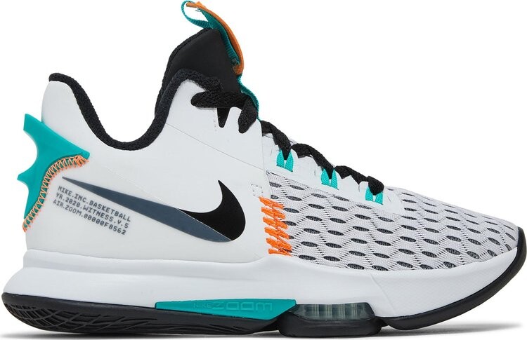 Кроссовки Nike LeBron Witness 5 'White Clear Jade', белый
Кроссовки Nike LeBron Witness 5 'White Clear Jade', белый