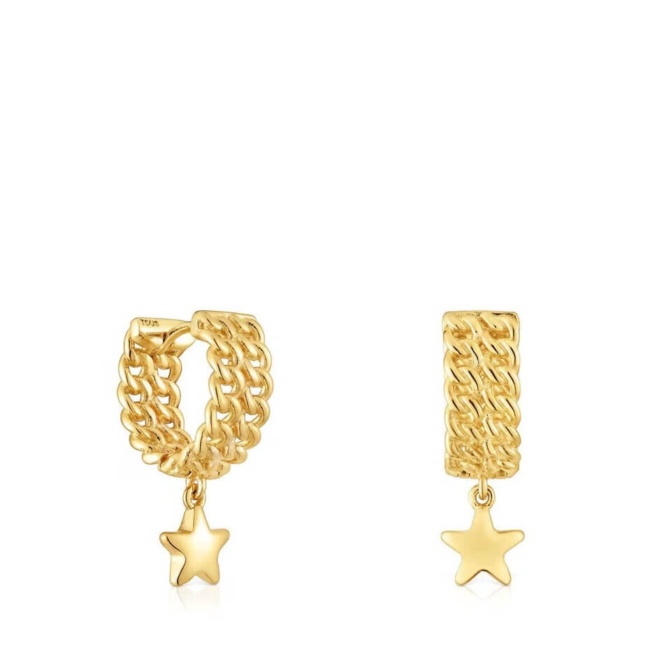 Серьги-кольца Tous Bold Motif Short Star Motif, 22 мм, серебро с 18-каратным золотым покрытием
Серьги-кольца Tous Bold Motif Short Star Motif, 22 мм, серебро с 18-каратным золотым покрытием