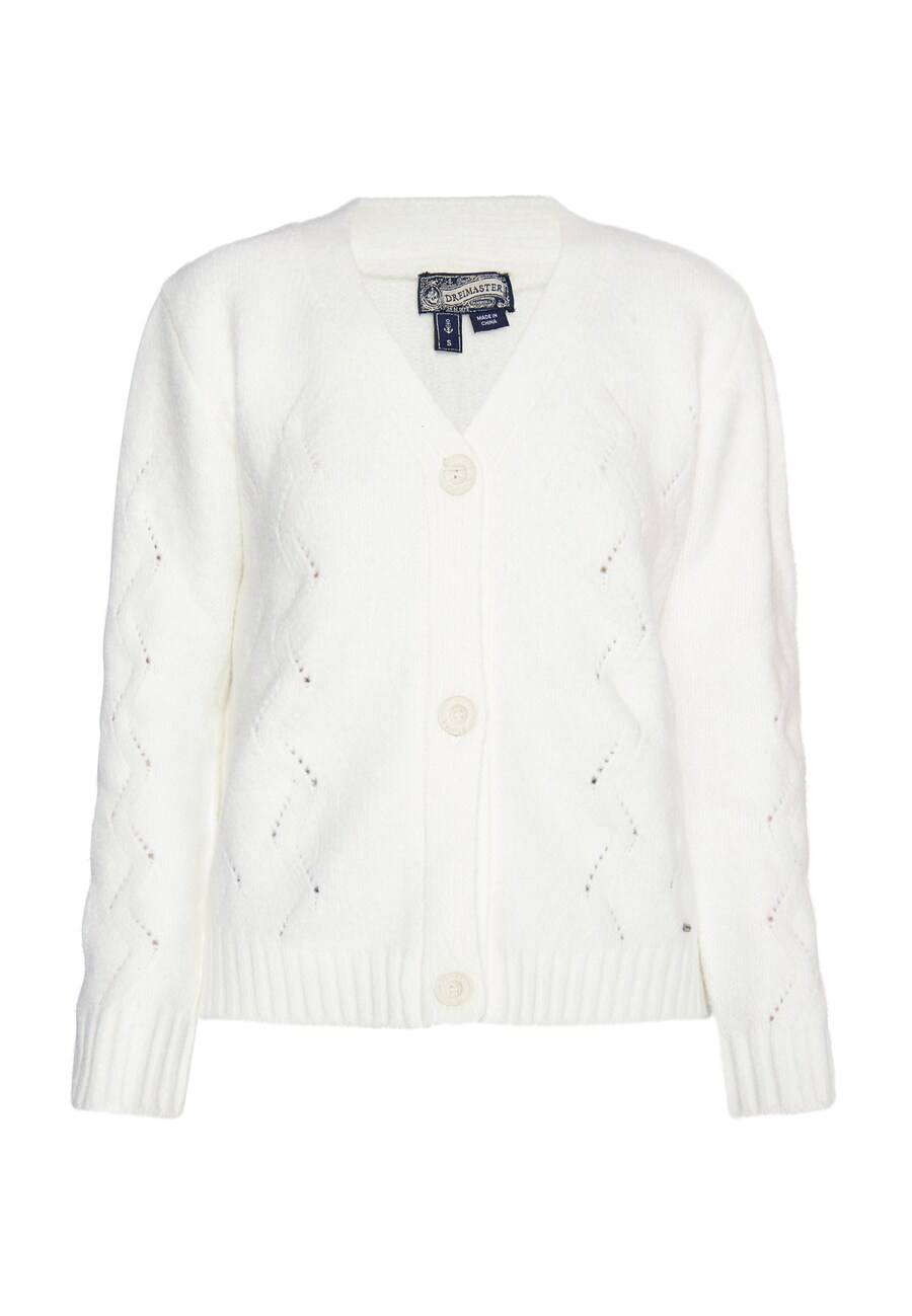 Вязаный кардиган DreiMaster Vintage, белый
Вязаный кардиган DreiMaster Vintage, белый
