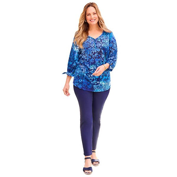 Женский топ с завязками на рукавах Hayden Plus Size Catherines, Blue Brushed Tapestry
Женский топ с завязками на рукавах Hayden Plus Size Catherines, Blue Brushed Tapestry