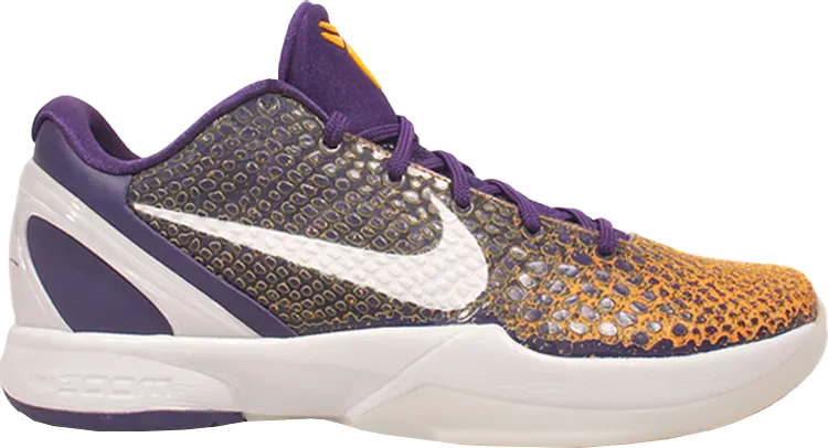 Лимитированные кроссовки Nike Zoom Kobe 6 'Lakers Gradient', фиолетовый
Лимитированные кроссовки Nike Zoom Kobe 6 'Lakers Gradient', фиолетовый