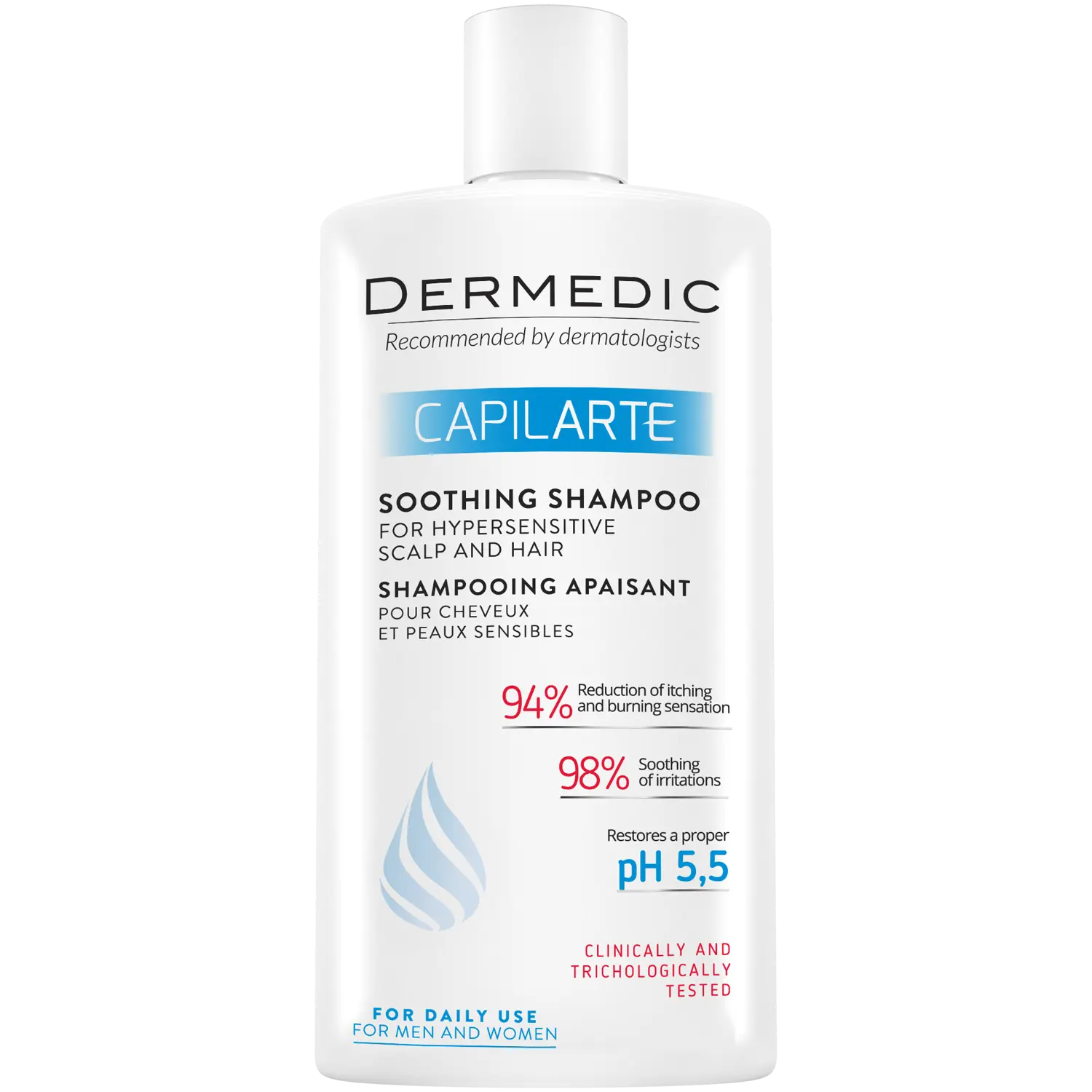 Dermedic Capilarte успокаивающий шампунь для гиперчувствительной кожи, 300 мл
Dermedic Capilarte успокаивающий шампунь для гиперчувствительной кожи, 300 мл