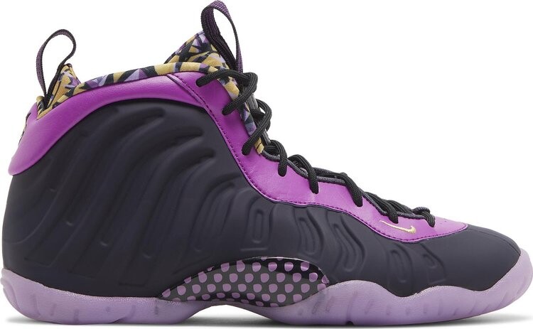 Кроссовки Nike Little Posite One GS 'Cave Purple', черный 
Кроссовки Nike Little Posite One GS 'Cave Purple', черный
